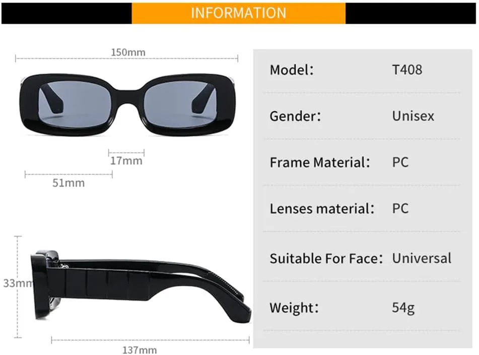 

Солнцезащитные очки прямоугольной формы для женщин и мужчин, винтажные, с поликарбонатными линзами, оправой в виде листьев, защитой от УФ-излучения UV400 VFDHN, C8
