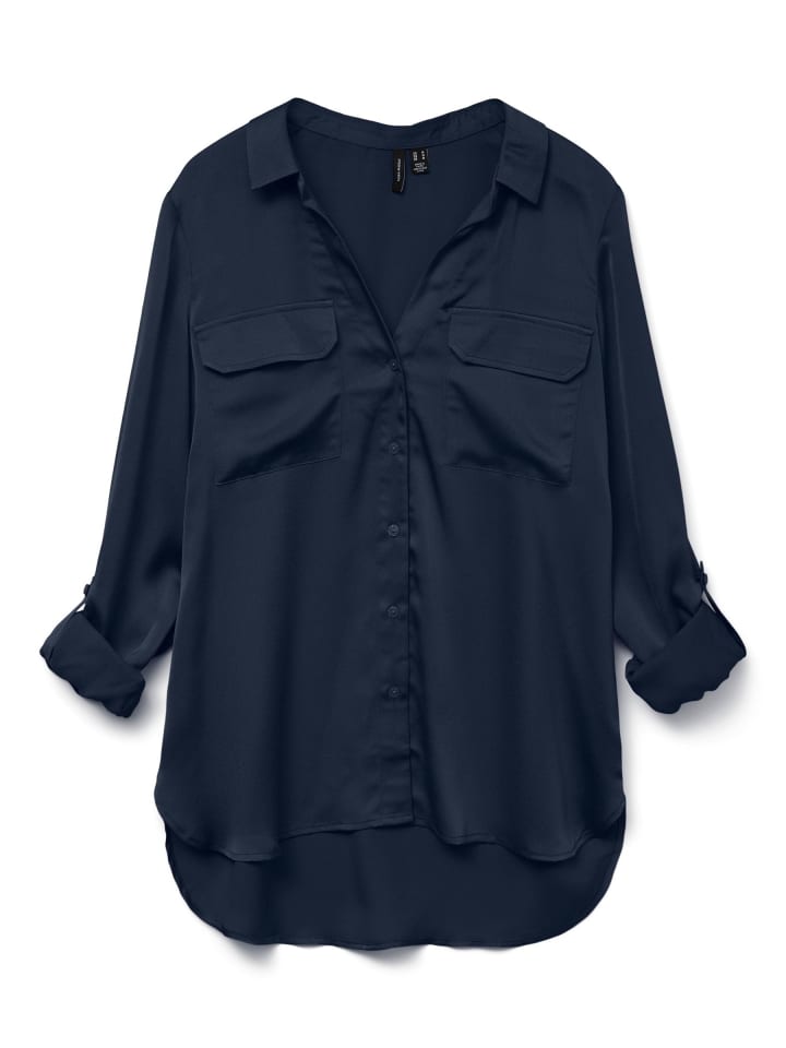 

Рубашка Vero Moda, темно-синий