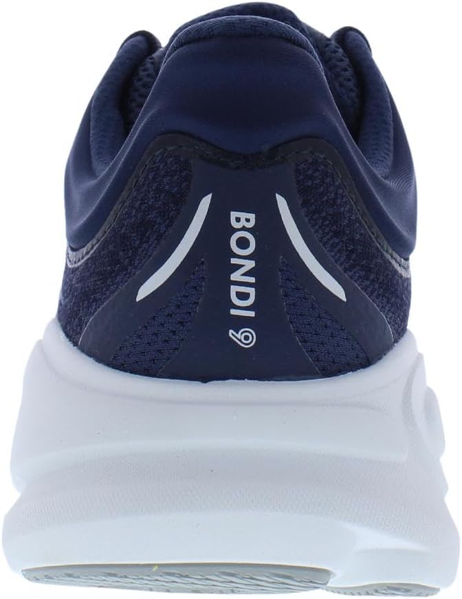 Мужские кроссовки Hoka Bondi 9, белый/синий/темно-синий — фото 3