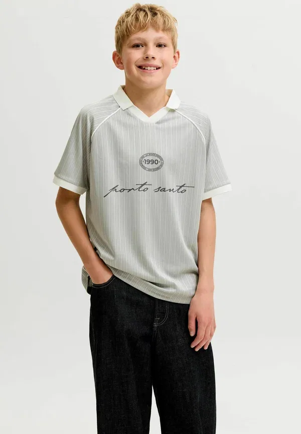 Поло Jack & Jones Junior, цвет голубой пар — фото 2