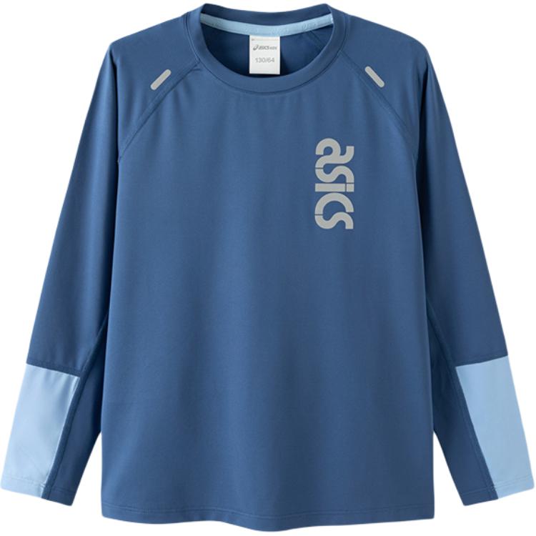 

Спортивная футболка для подростков ASICS, серо-голубой, Синий, Спортивная футболка для подростков ASICS, серо-голубой