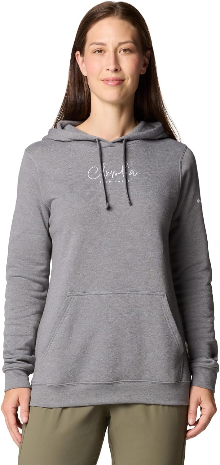 

Columbia женская толстовка Trek Graphic Treatment, City Grey Heather/Casual Script