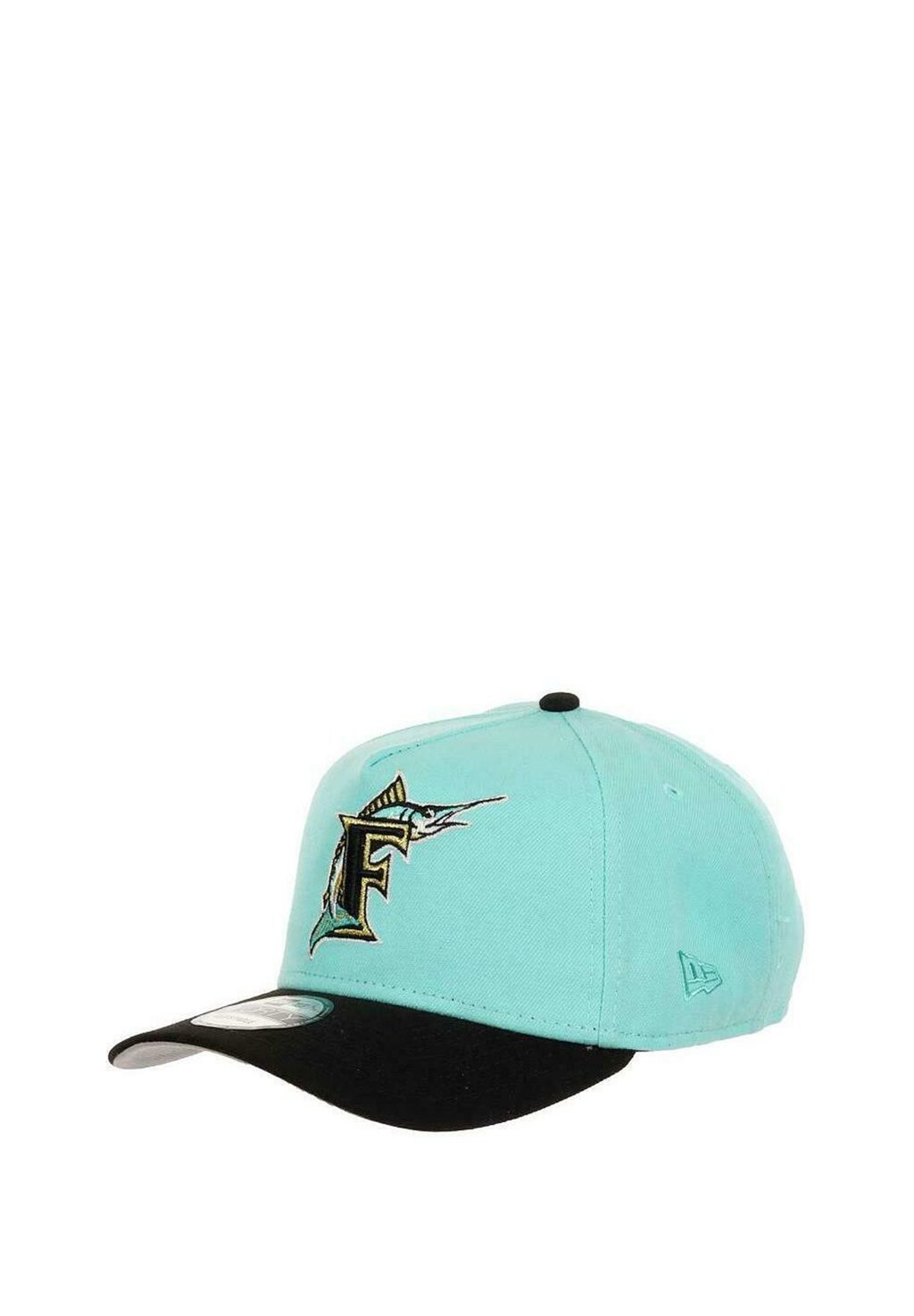 

Бейсболка FLORIDA MARLINS MLB 10TH ANNIVERSARY SIDEPATCH COOPERSTOWN 9FORTY A-FRAME SNAPBACK New Era, цвет turquoise