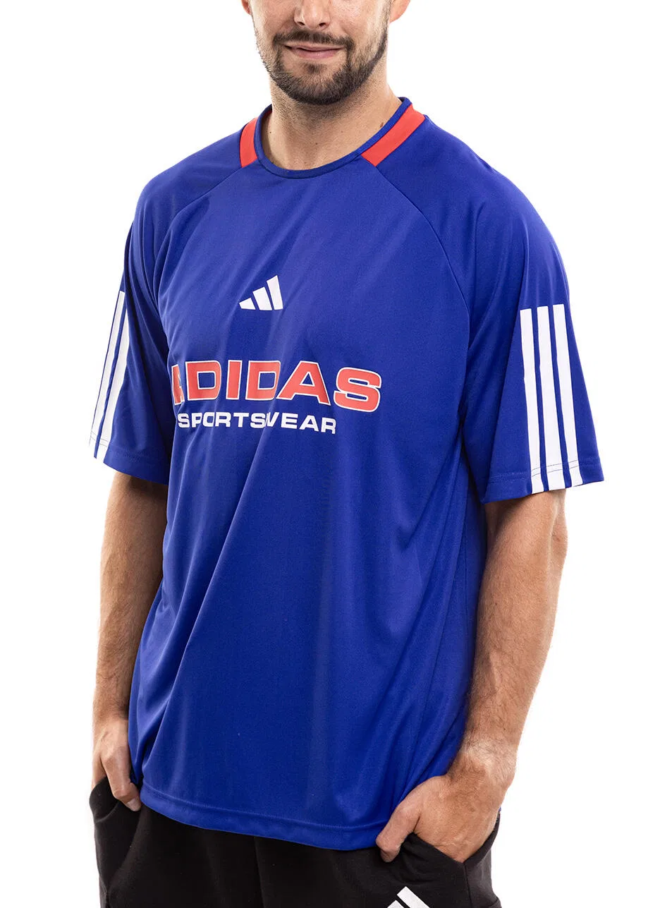 Мужская легкая футболка с коротким рукавом House of Tiro Jersey Adidas, Blau