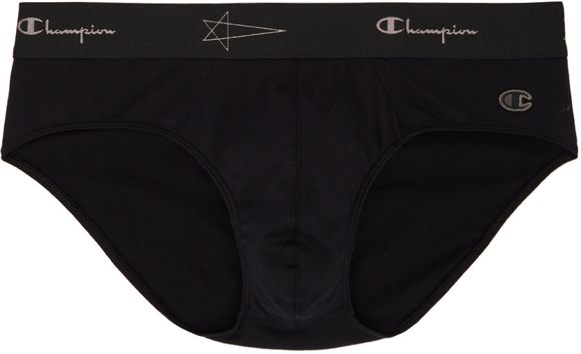 

Черные трусы из органического хлопка Champion Edition Rick Owens