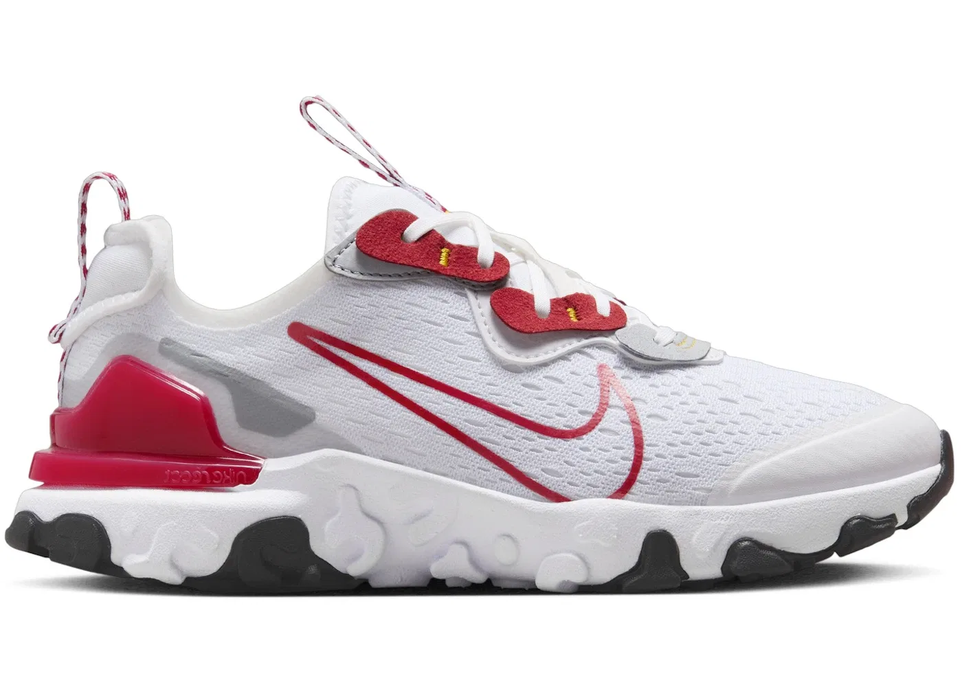 Детские кроссовки Lifestyle Nike React Vision, White/Wolf Grey/Black/Gym Red
