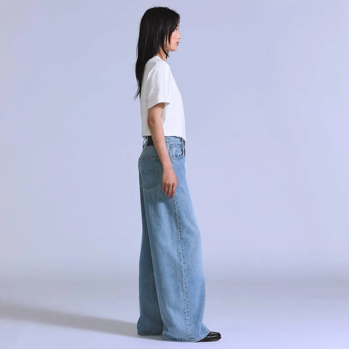 Женские джинсы максимального свободного кроя Levi's, Marquis - Blue — фото 4