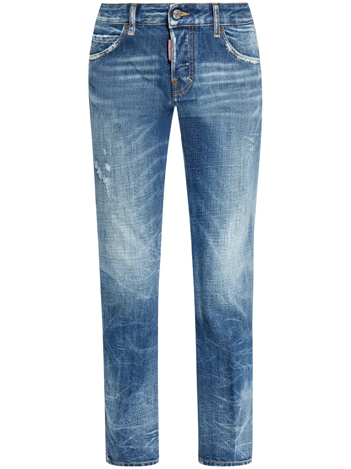 Утонченные зауженные джинсы DSQUARED2, синий