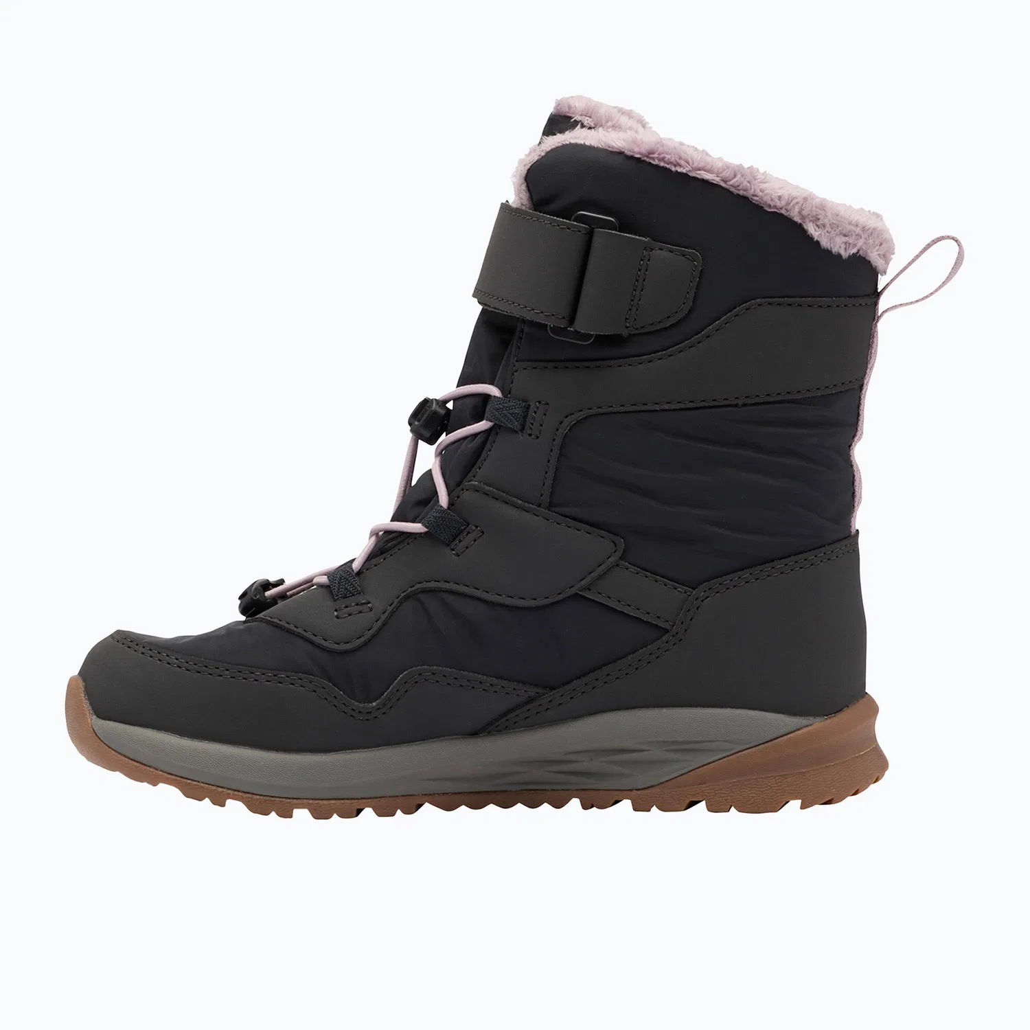 Детские зимние ботинки с высоким голенищем Polar Bear-G Texapore High Vc Jack Wolfskin, Grau — фото 2