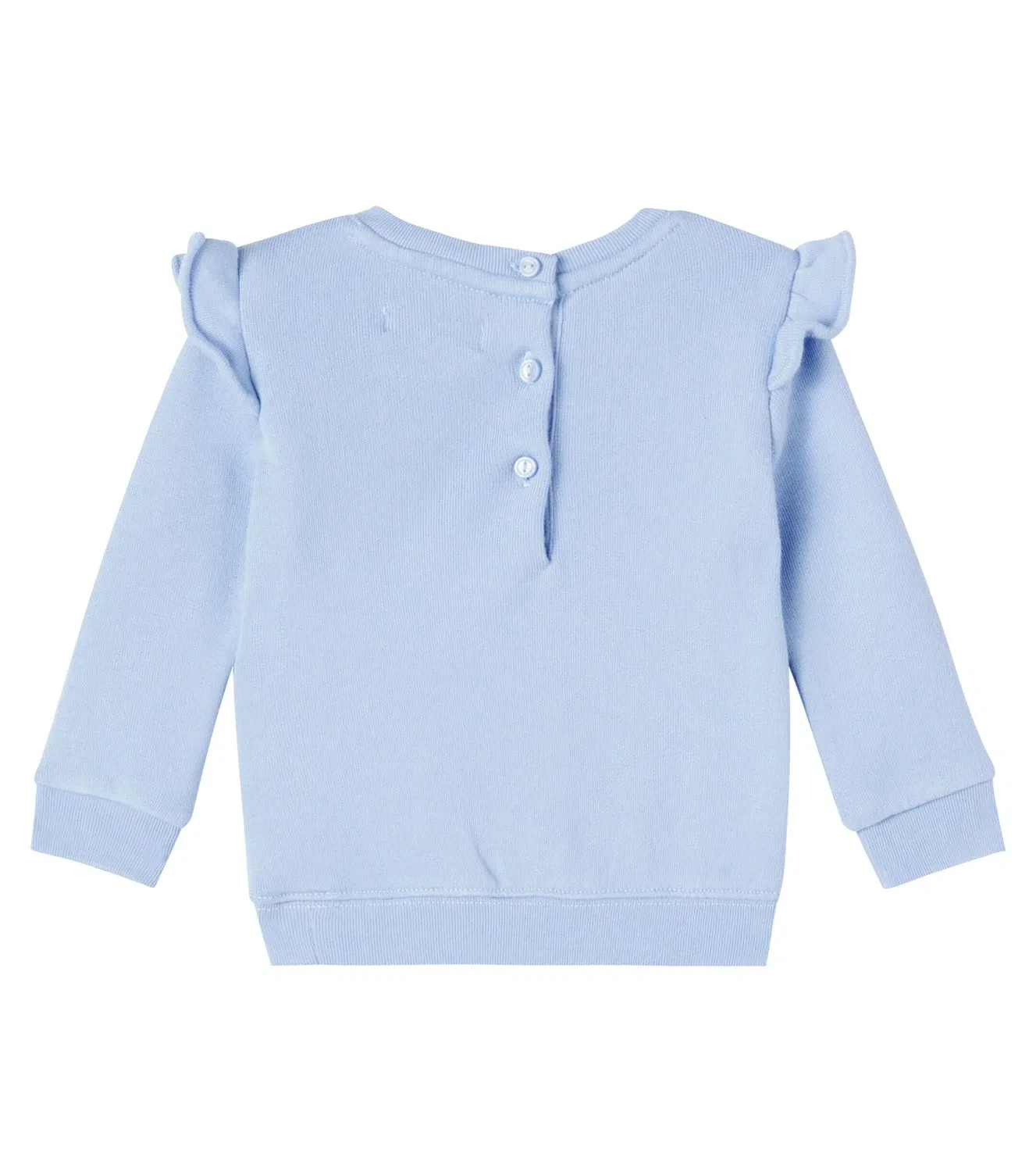Детская толстовка из хлопкового флиса с принтом Polo Bear, Polo Ralph Lauren Kids, синий — фото 2