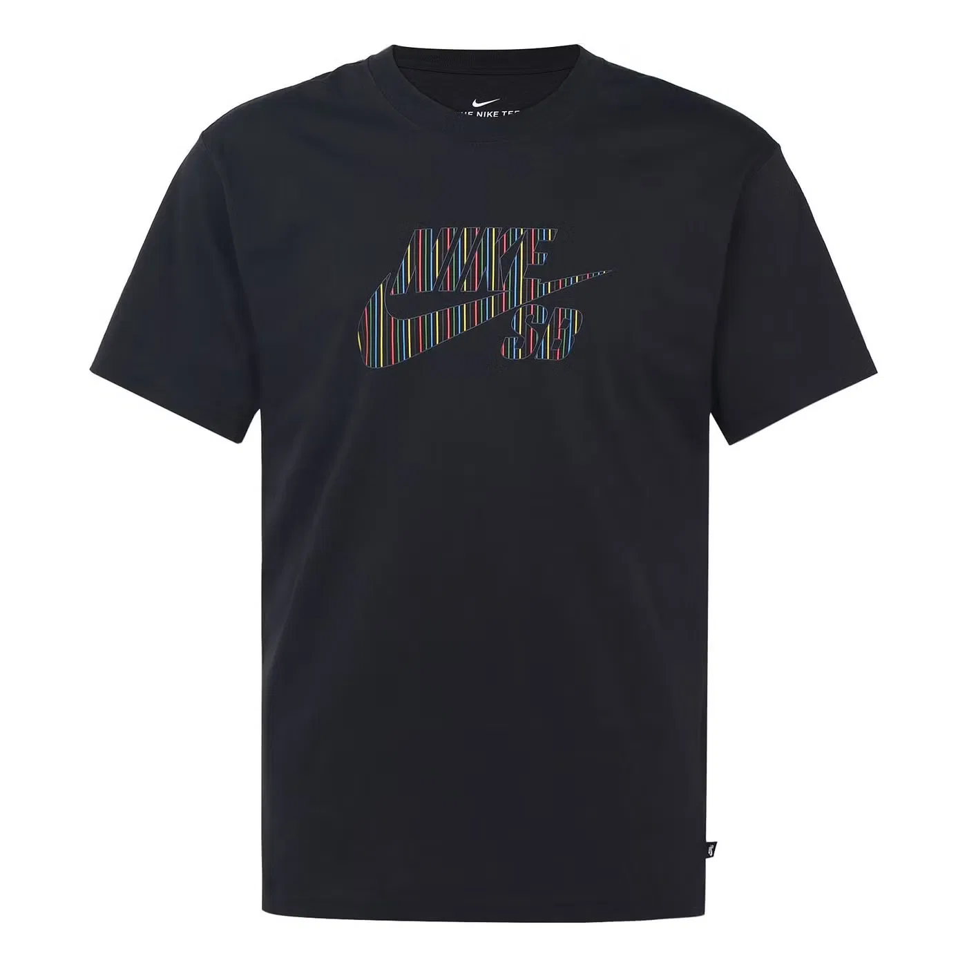 Футболка с принтом Sb Skateboard Large Colorful Logo Nike, черный
