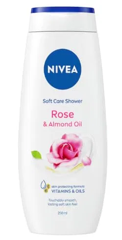 Гель для душа Nivea Care & Roses, 4x250 мл — фото 2