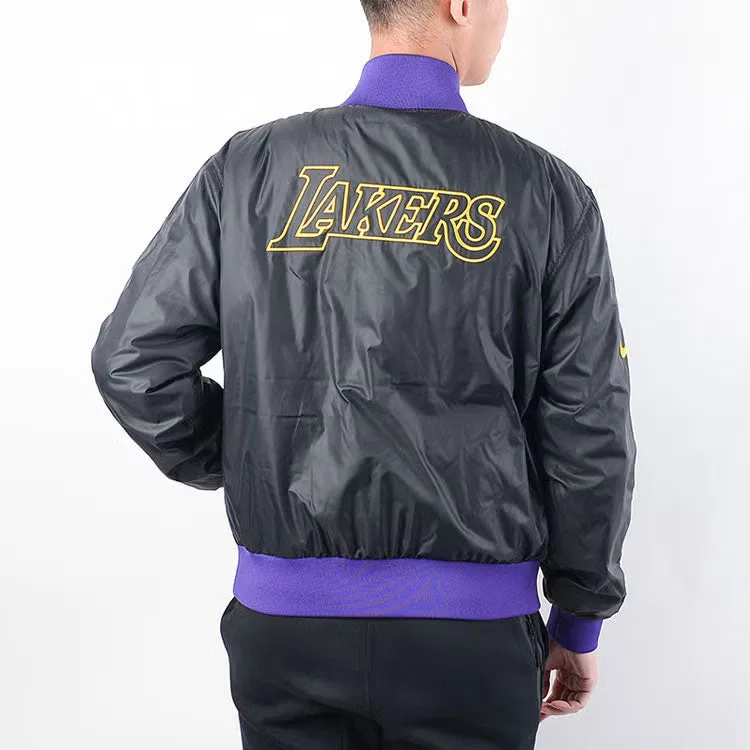 Куртка баскетбольная с логотипом Los Angeles Lakers Nike, фиолетовый — фото 4