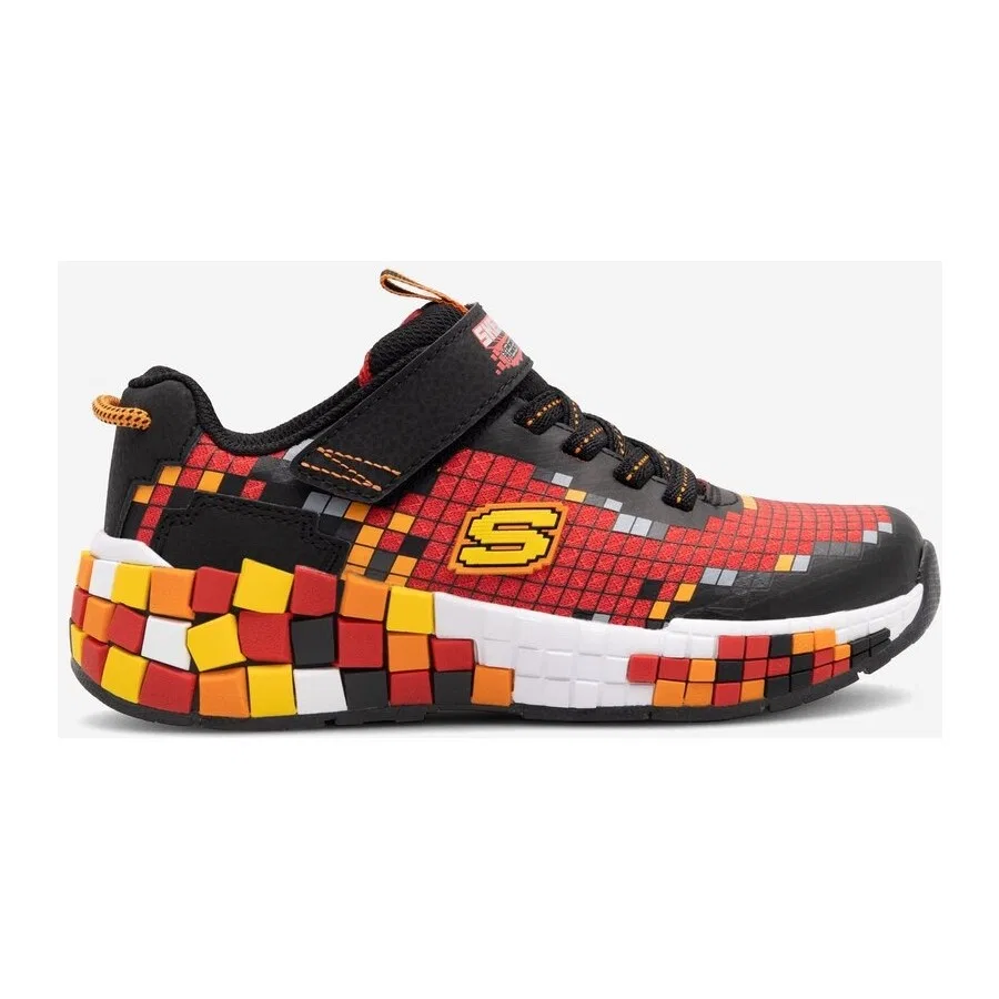 Детские кроссовки с шнуровкой Skechers 402182L Bkrd, Разноцветный
