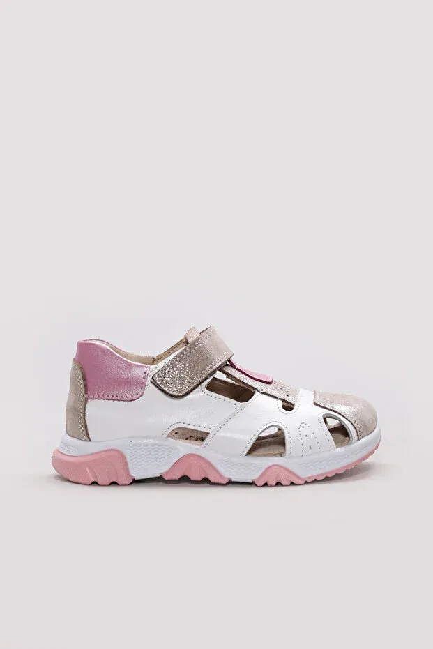 Детские повседневные туфли для девочек с принтом Young Fast Step, White Beige