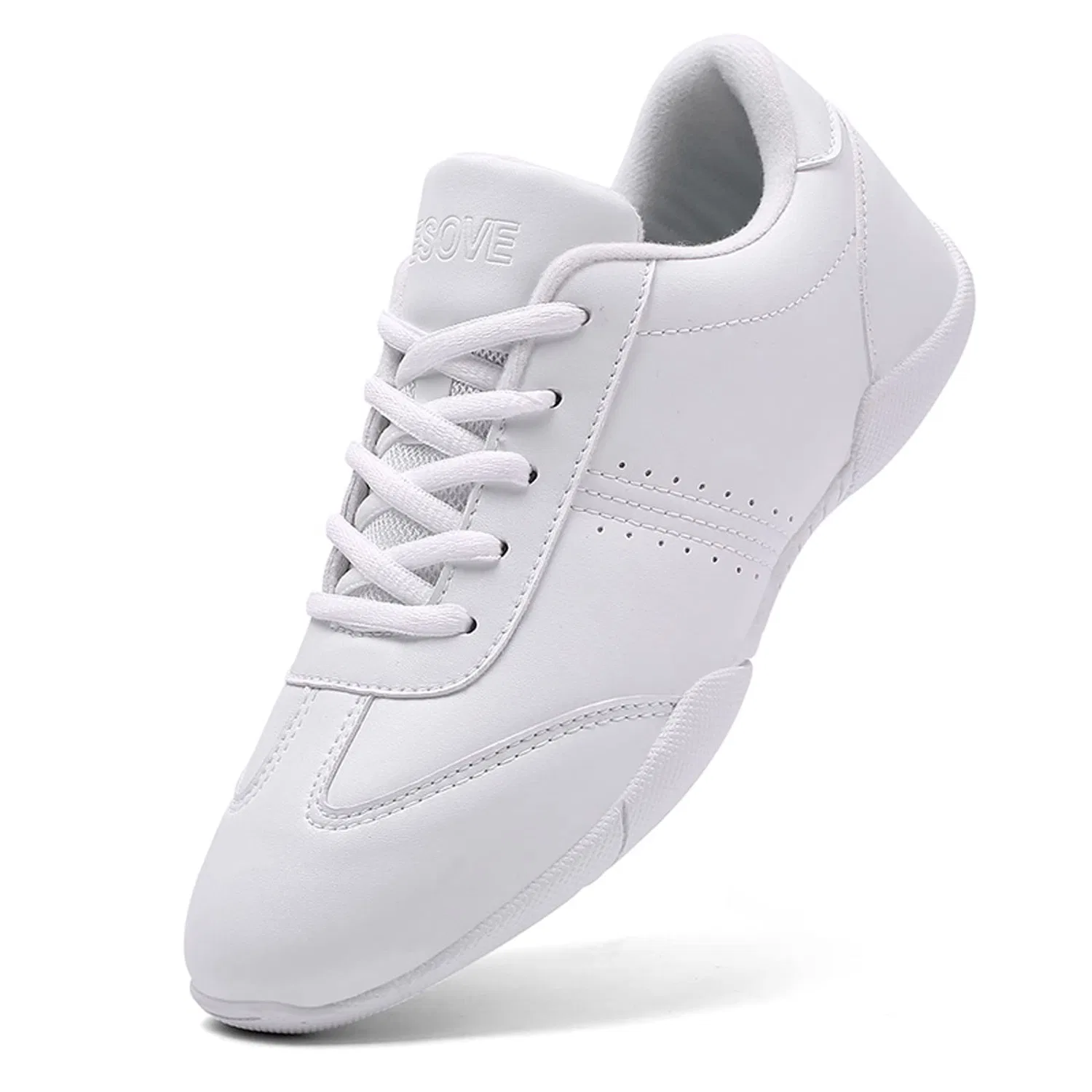 Детские кеды для чирлидинга с принтом FLIOZY, White Leather
