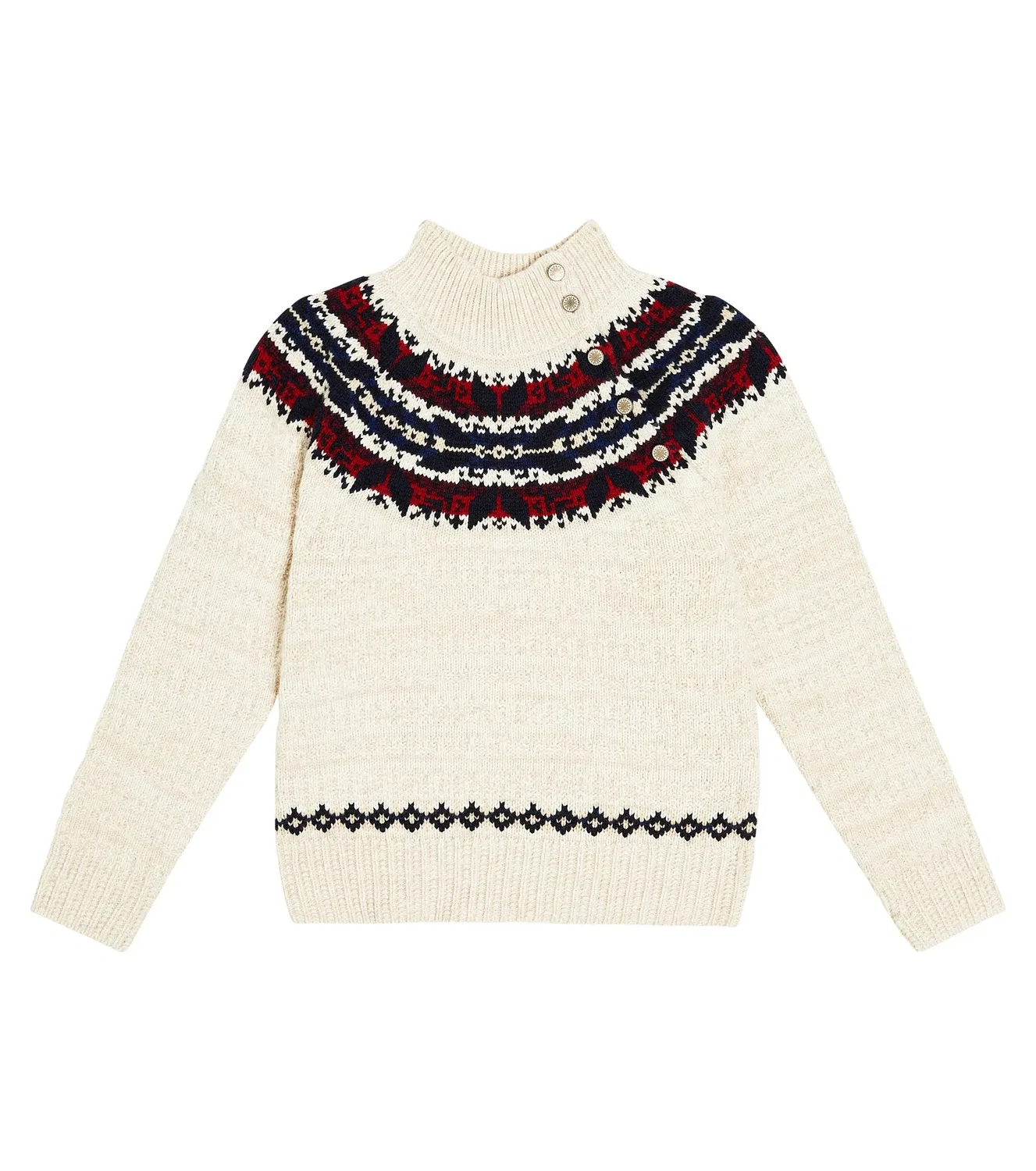 Свитер из смесовой шерсти Polo Ralph Lauren Kids, бежевый