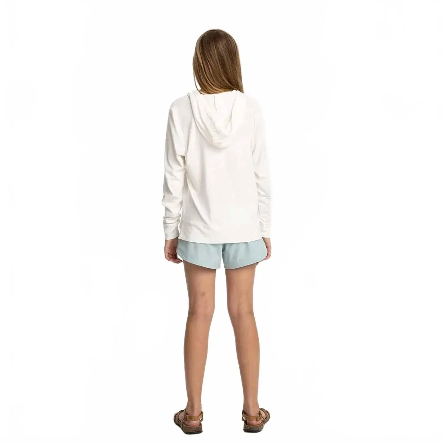 Детские шорты с эластичным поясом и защитой UPF 50+ Breeze FREE FLY, Sea Glass — фото 3