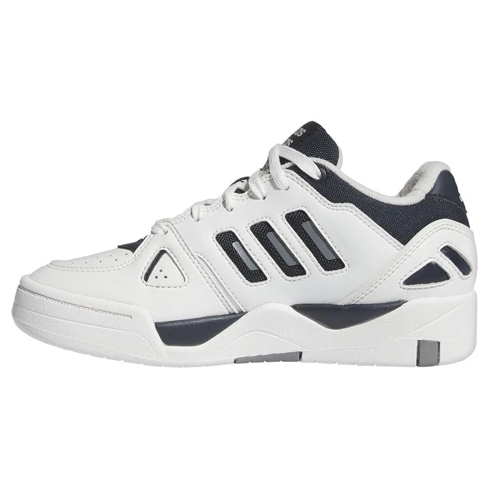 Детские кроссовки для мальчиков с замшевым верхом Midcity Low Adidas, Core White Aurora Ink Grey Three — фото 3