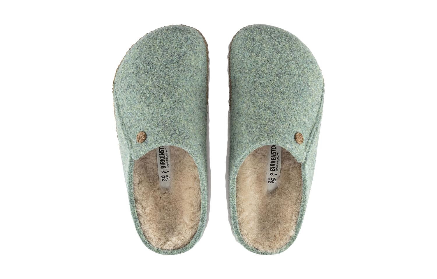 Детские шлепанцы Kids Dusty Green Birkenstock, зеленый — фото 4