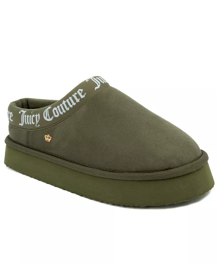 Женские тапочки Oney с закрытым носком Juicy Couture, зеленый