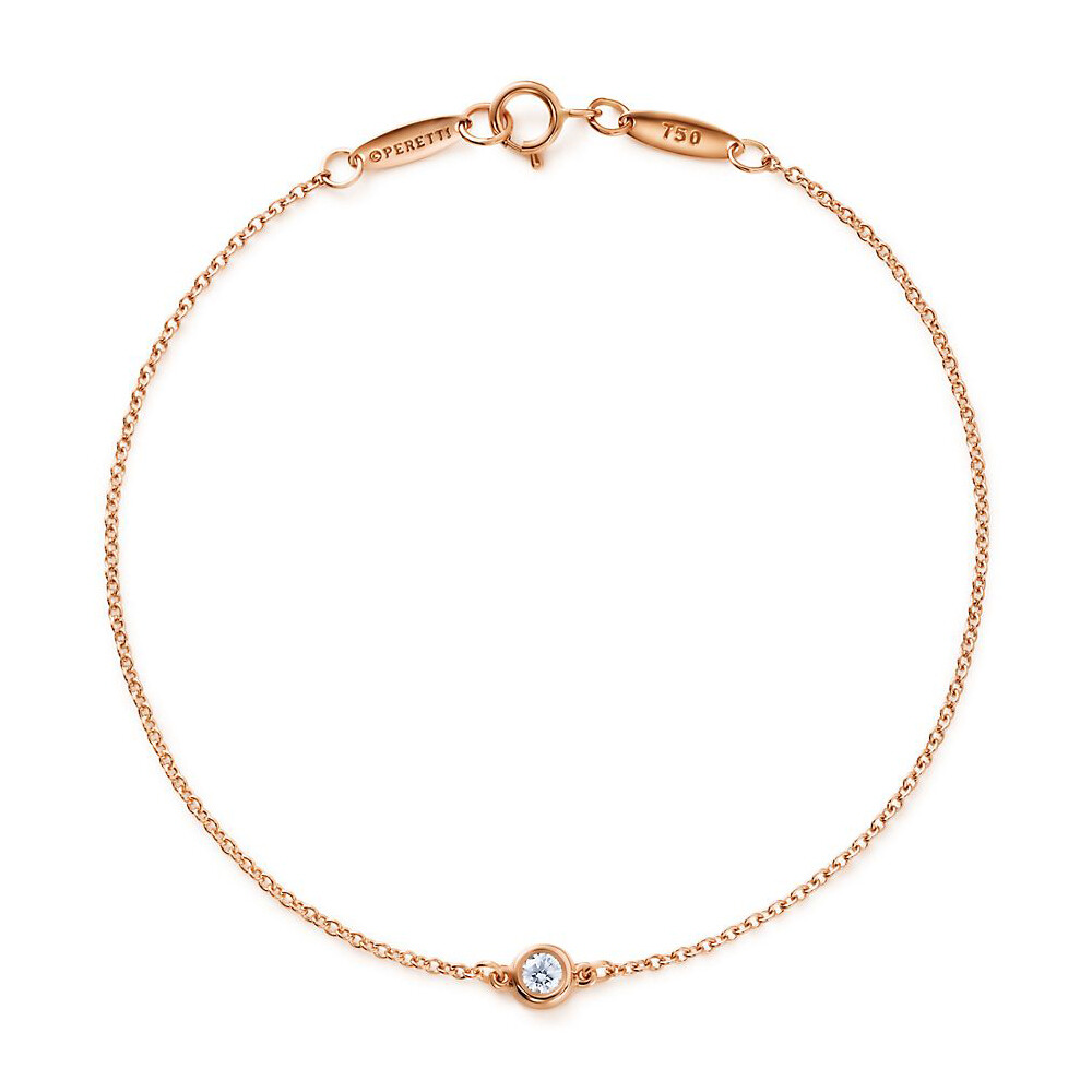 

Браслет Tiffany & Co. Elsa Peretti Diamonds by the Yard, розовое золото