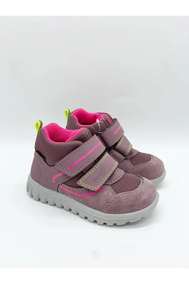 Детские ботинки для девочек на липучках Sport7 grotex mini Superfit, Lilac — фото 3