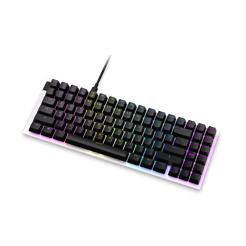 Проводная игровая клавиатура NZXT Function MiniTKL, белый, английская раскладка — фото 2
