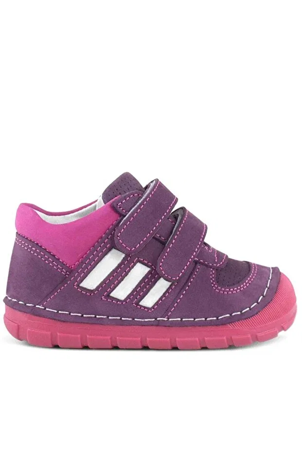 Детские туфли для девочек кожаные Grizzy Rakerplus, Purple — фото 3