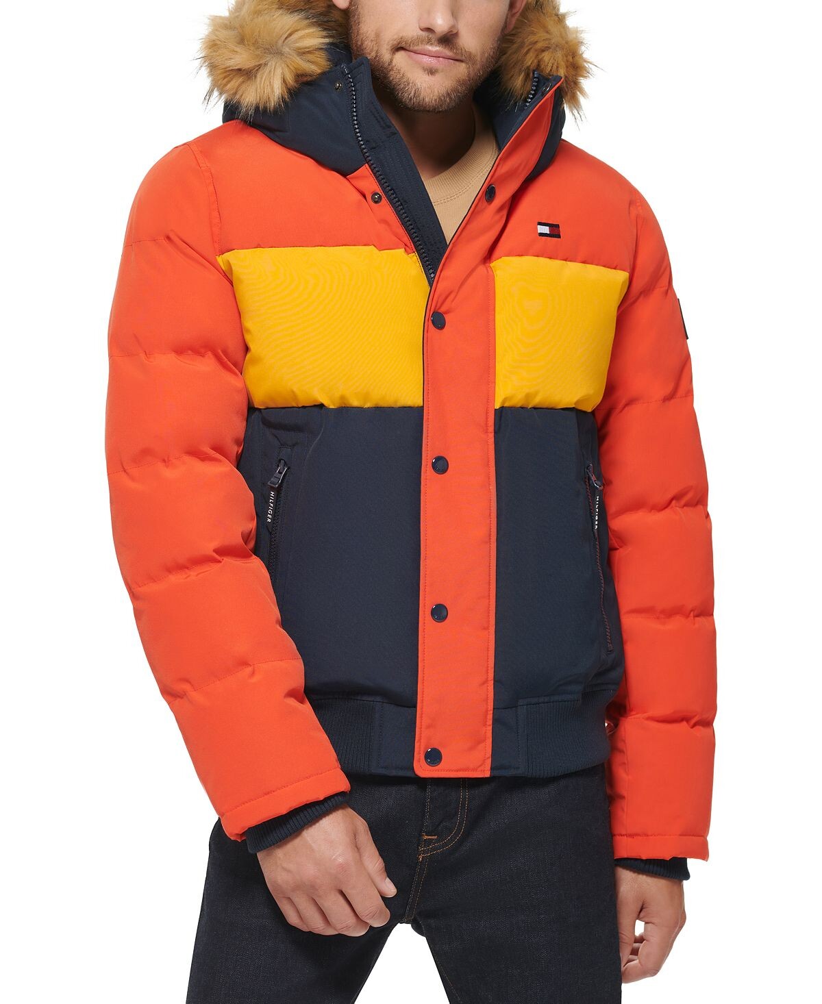 

Короткое пальто для снорклинга, созданное для macy's Tommy Hilfiger, мульти