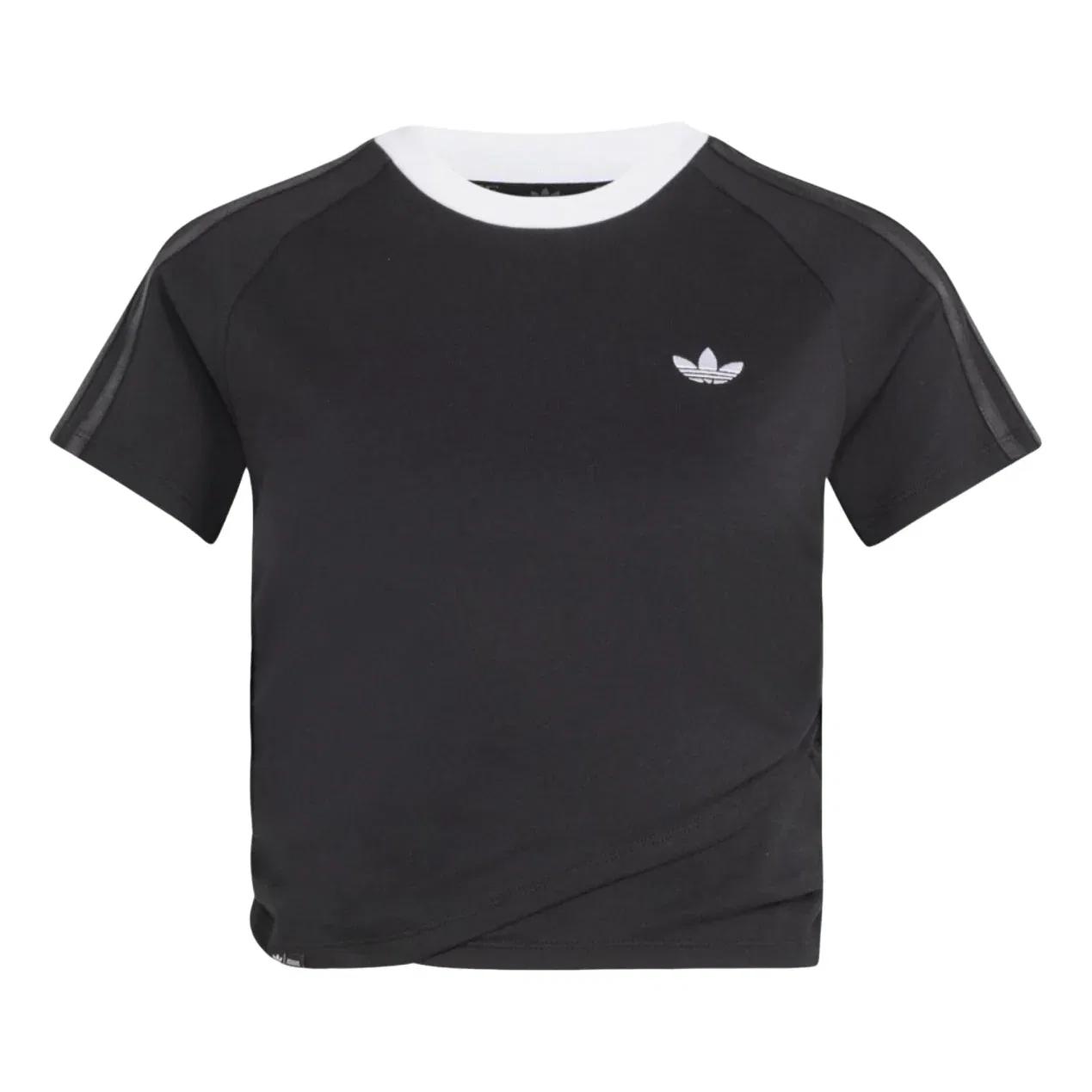 Женская футболка Jennie Layered T-Shirt Asia Sizing 'Black' adidas, черный