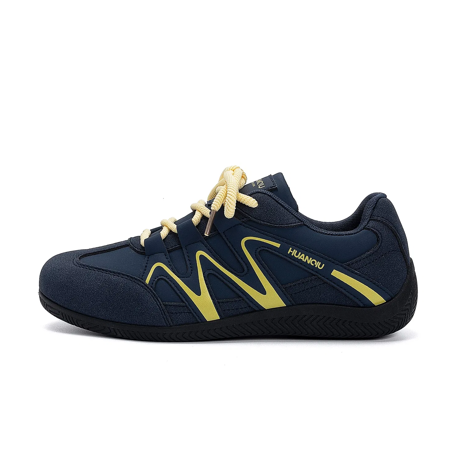 Детские кроссовки из сетки и синтетической кожи HUANQIU, Blue Yellow