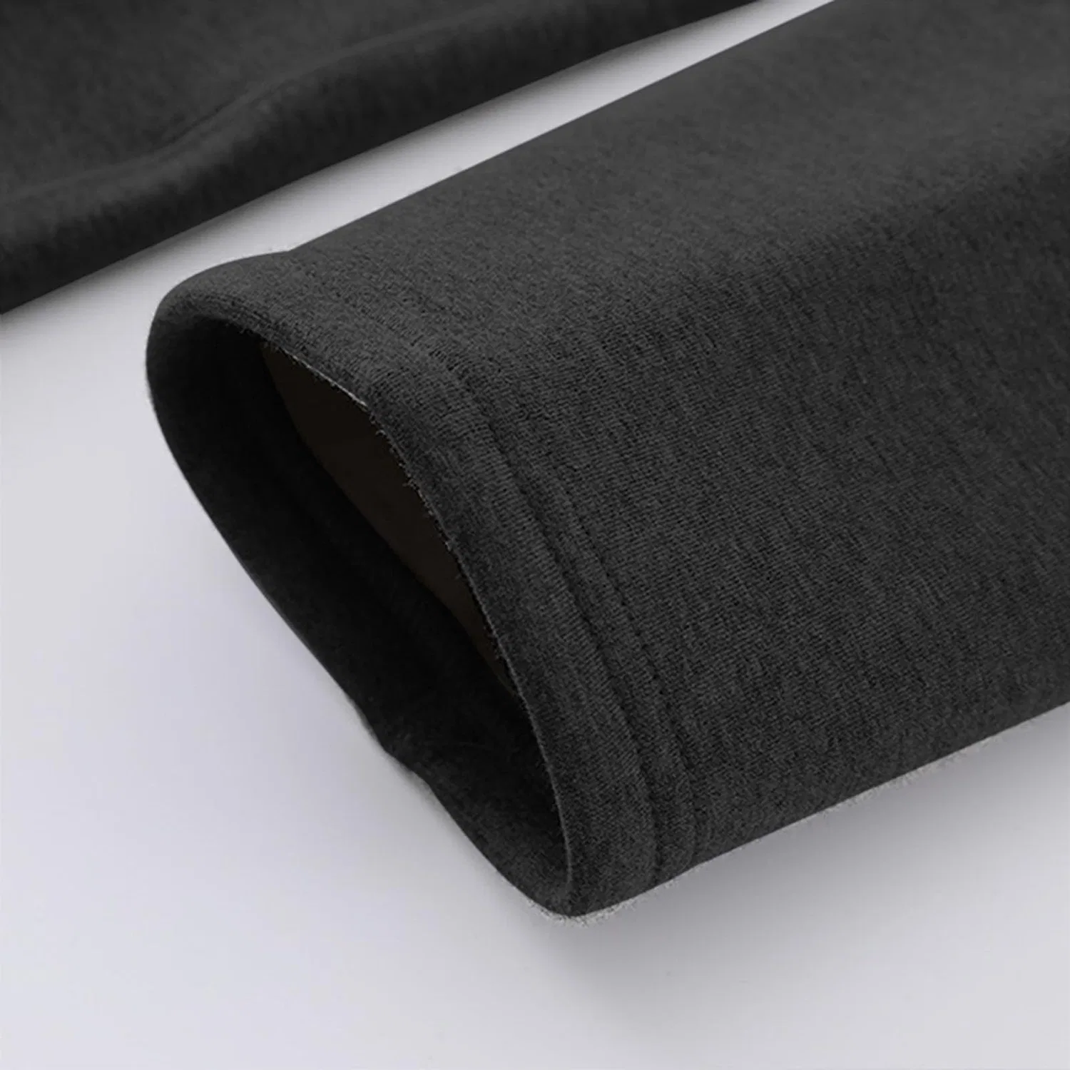 Женская флисовая куртка oversize с молнией, модель Giacca in pile da donna senza cappuccio, grigio scuro — фото 4