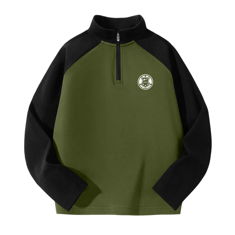 Детская футболка с воротником-стойкой [Base Layer]Green/H Shield K WARRIOR