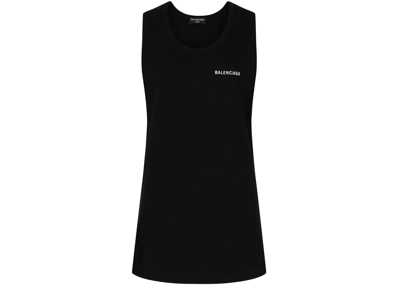 Женский топ без рукавов Tank Top Balenciaga, Black White