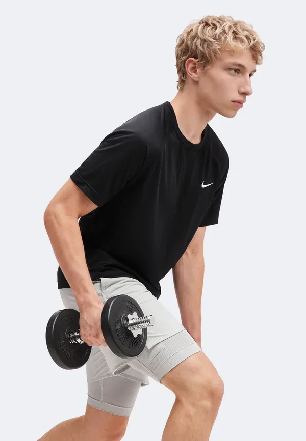 Футболка с технологией Dri-fit Flex Nike Performance Black/White, белый — фото 4