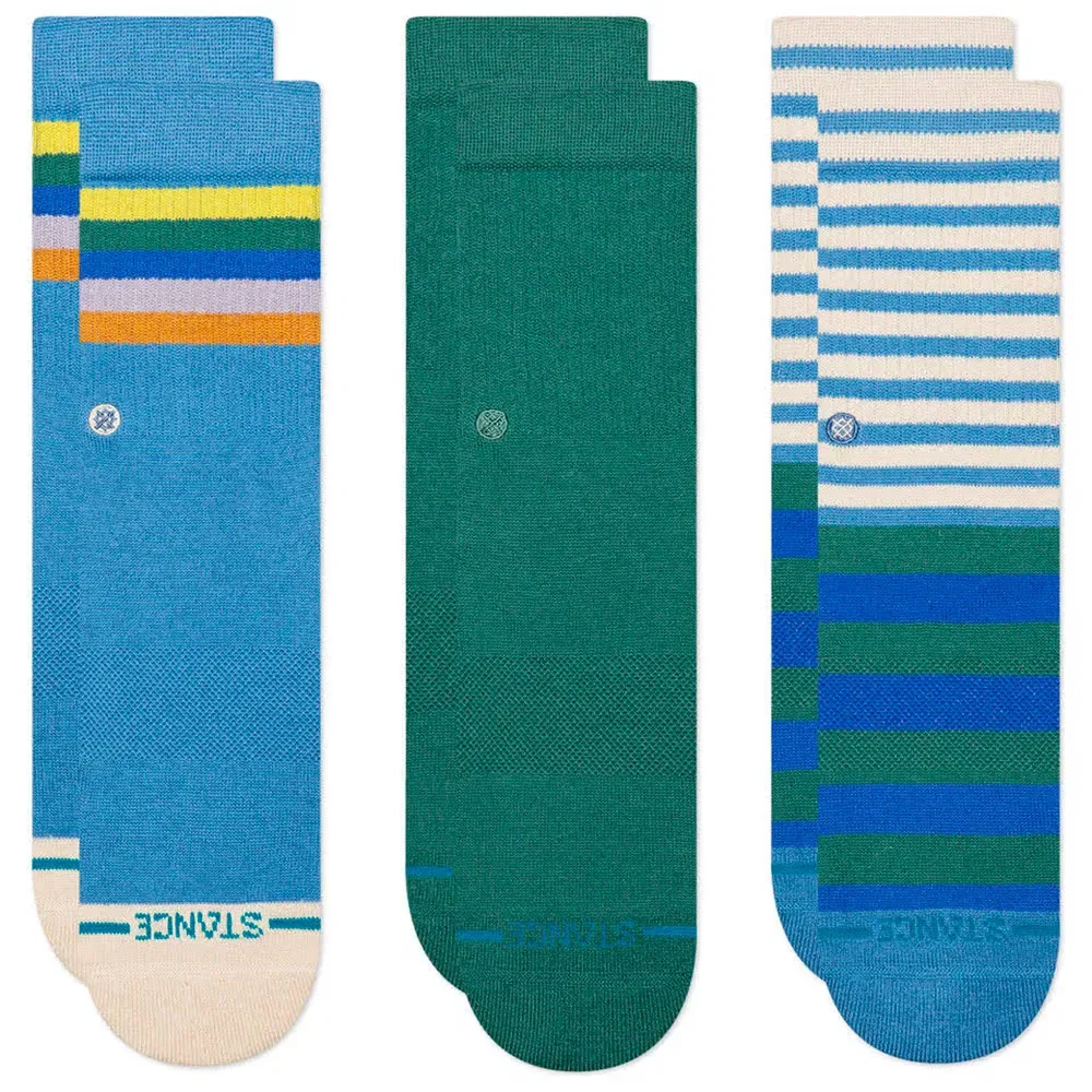 Носки Stance Stripe 3 пары, мультиколор
