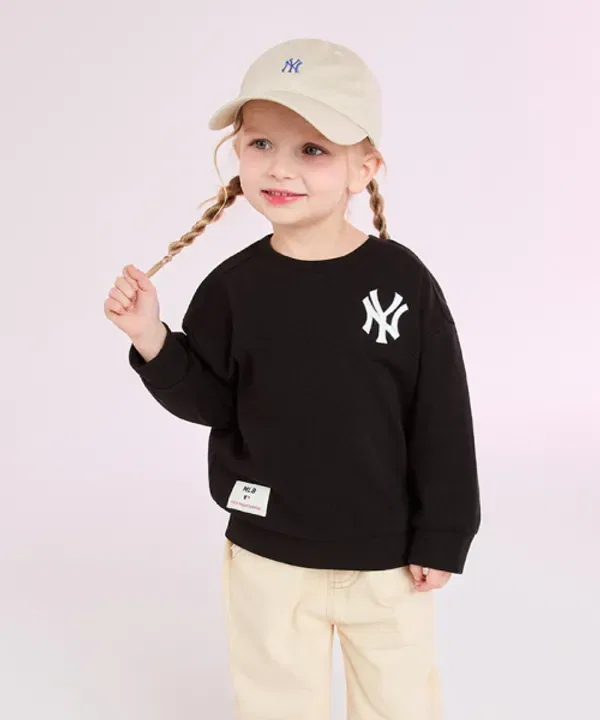 Футболка с принтом Sportive Basic, Mlb Kids, черный