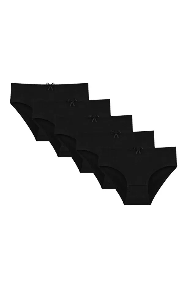 Детские трусы для девочек хлопковые 5 шт Donella, Black