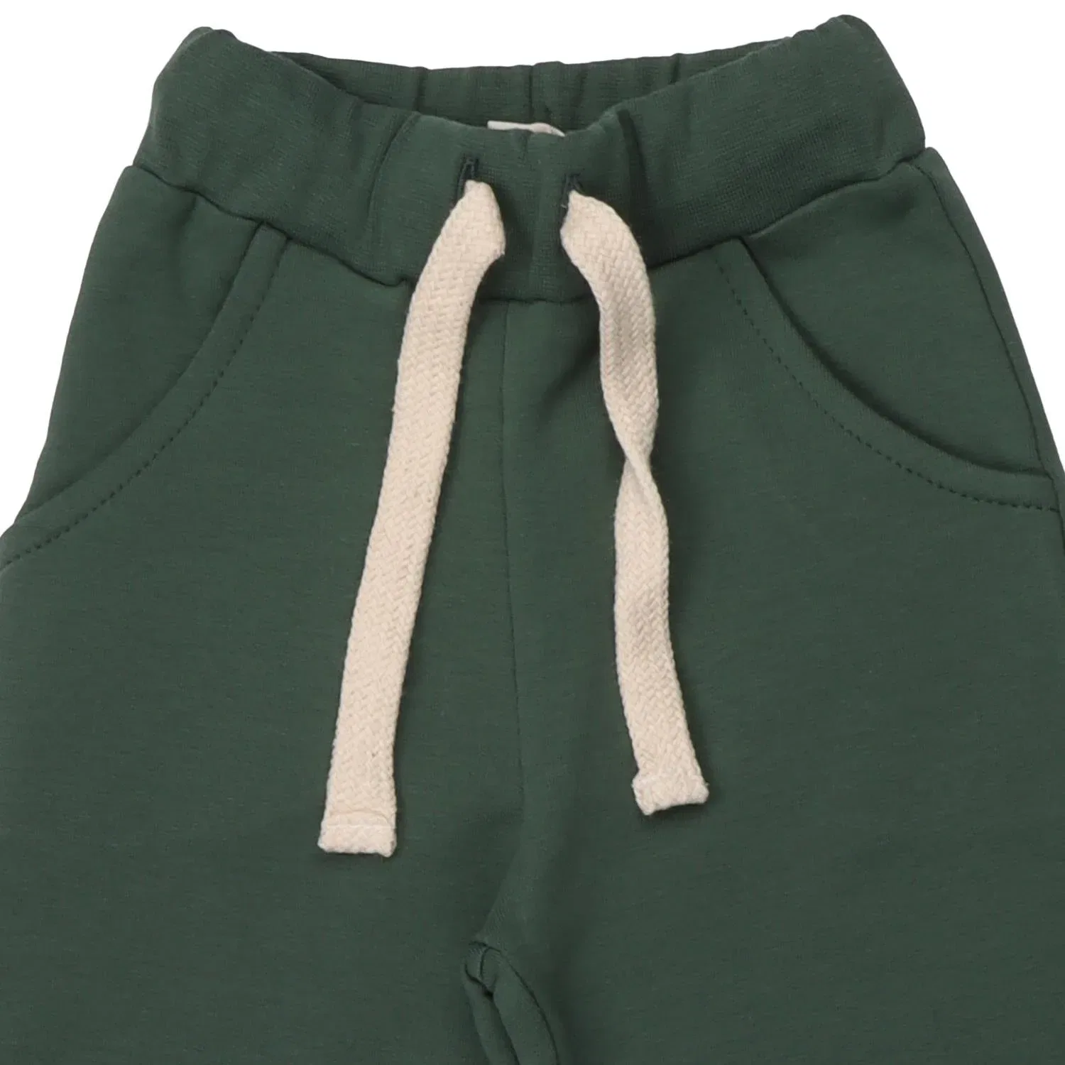 Штаны спортивные детские хлопковые Piquant Green-Jogger Walkiddy, зеленый — фото 3