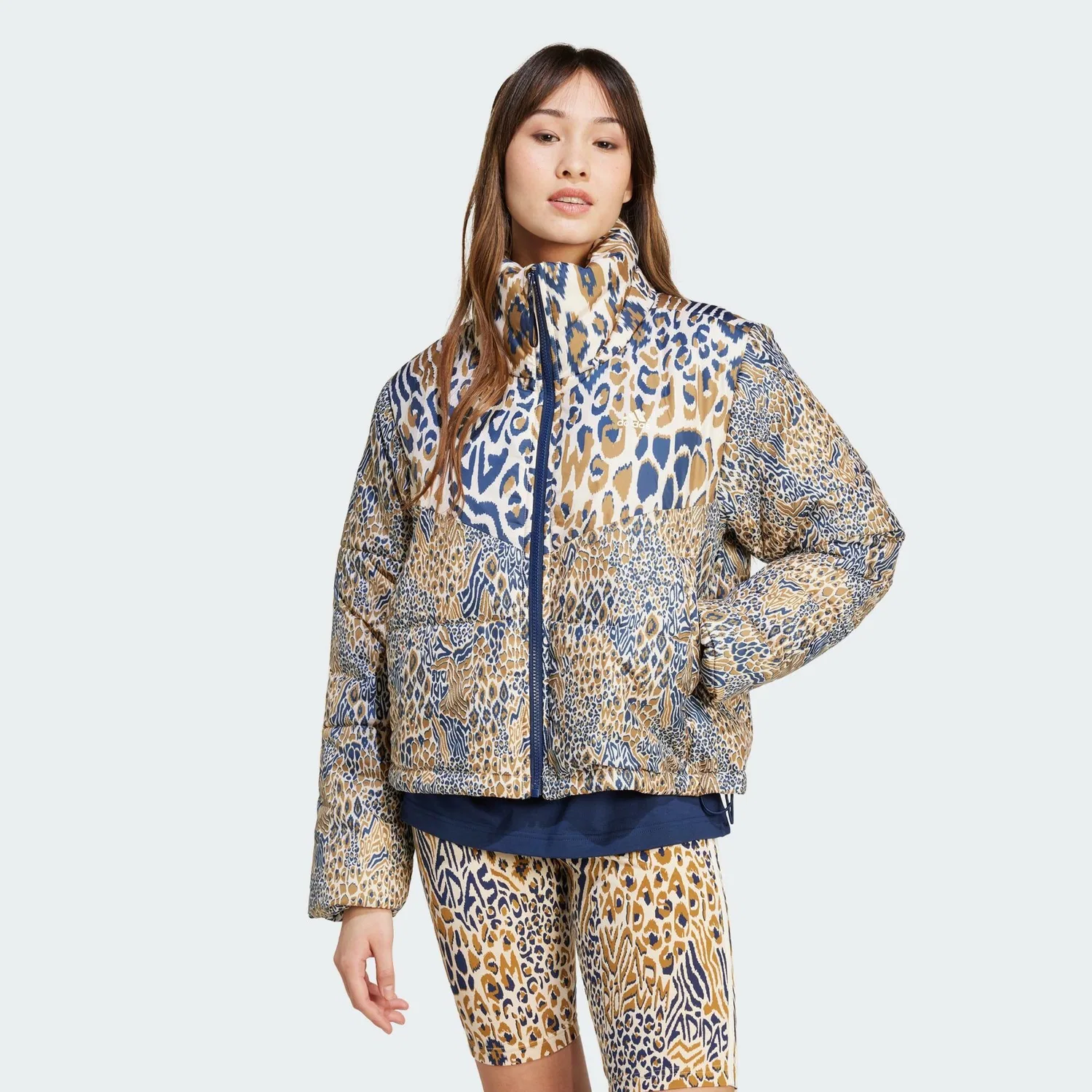 Женская утепленная куртка Oasis Night Print adidas x FARM Rio, Bunt
