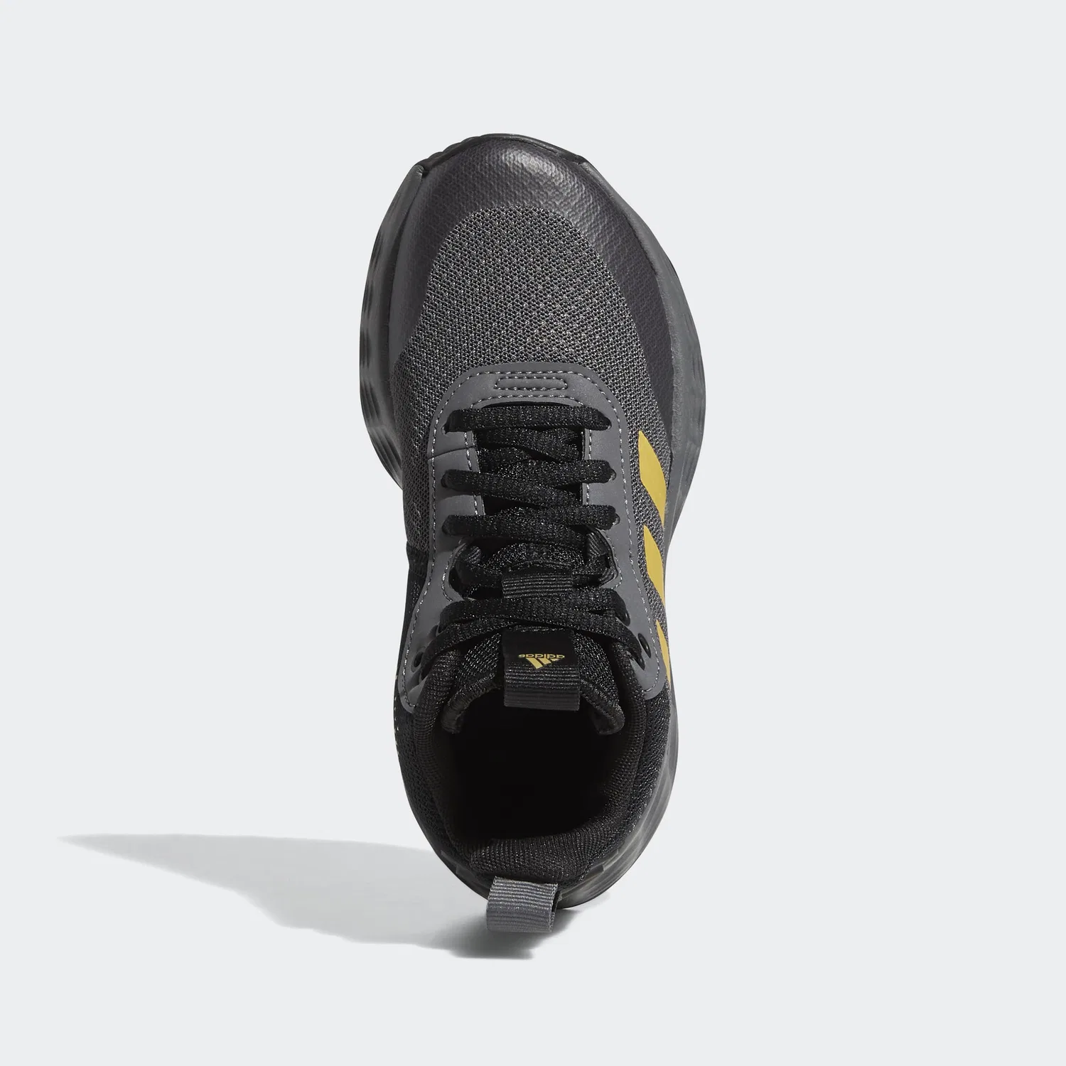 Детские кроссовки для баскетбола Ownthegame 2.0 Adidas, Grey Five Matte Gold Core Black — фото 4