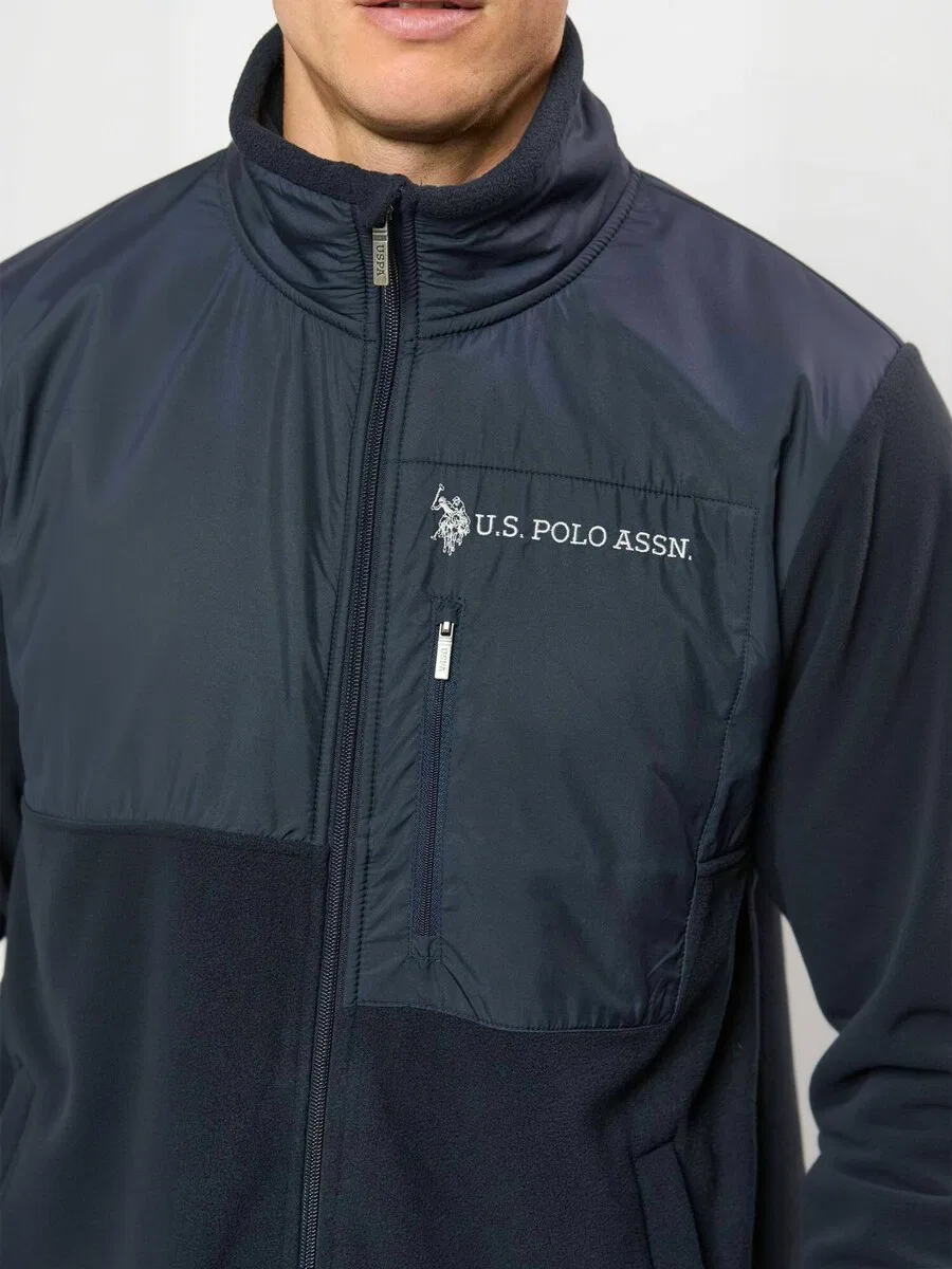 Куртка U.S. POLO ASSN. для межсезонья 'UMDain' сапфирового цвета — фото 4
