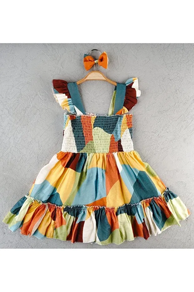 Детское платье для девочек хлопковое E.T.Ç baby girl's casual dress Generic Brands, Colorful