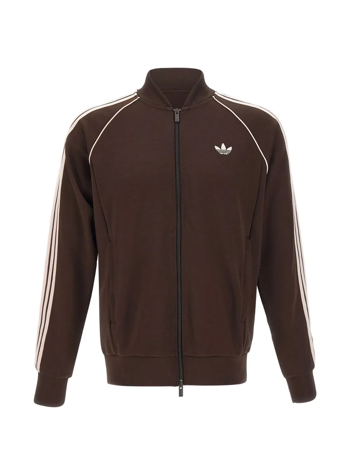 Свитер SST с полосками Adidas, коричневый