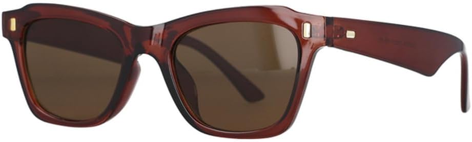 

Ретро-солнцезащитные очки «кошачий глаз» для женщин, с заклепками, роскошные солнцезащитные очки в винтажном стиле с зеркальными линзами, защита от УФ-излучения UV400 LVTFCO, Tea