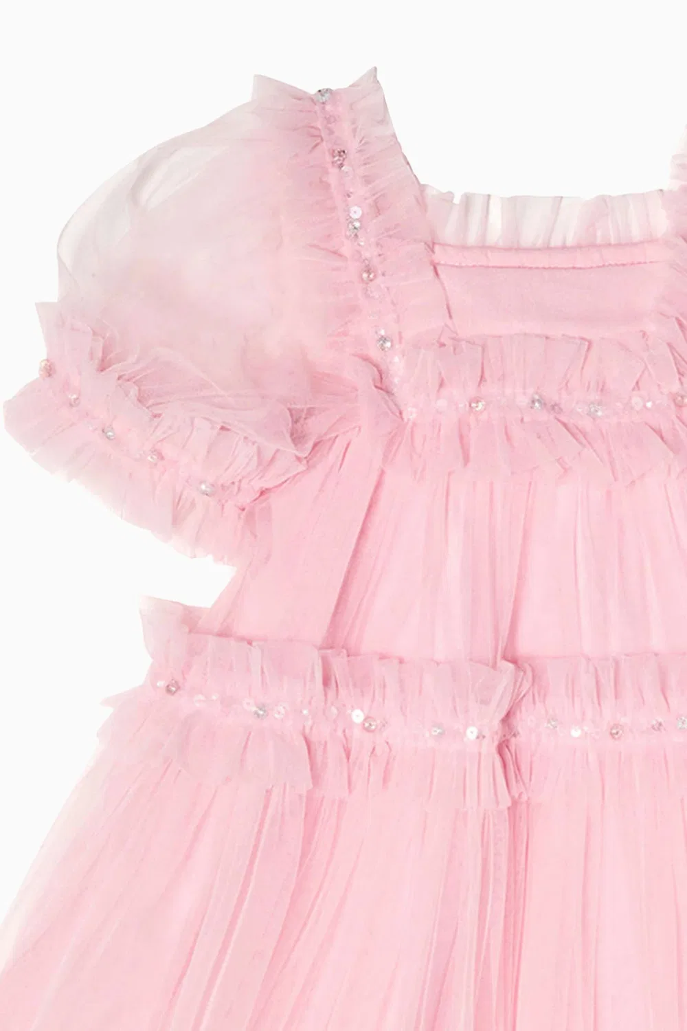 Платье с длинным рукавом из фатина Angel Tulle Tutu Du Monde — фото 3