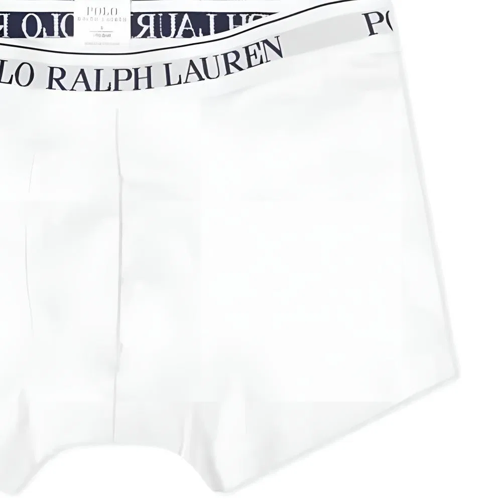 Мужские трусы-боксеры, комплект из 3 штук, Polo Ralph Lauren, White — фото 4