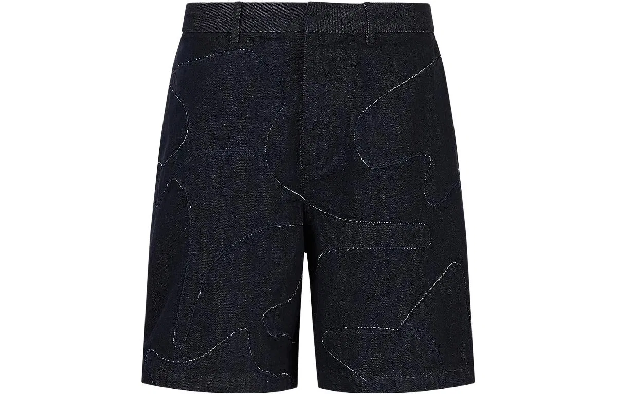 Шорты повседневные, модель Moderate, EMPORIO ARMANI, Dark Blue