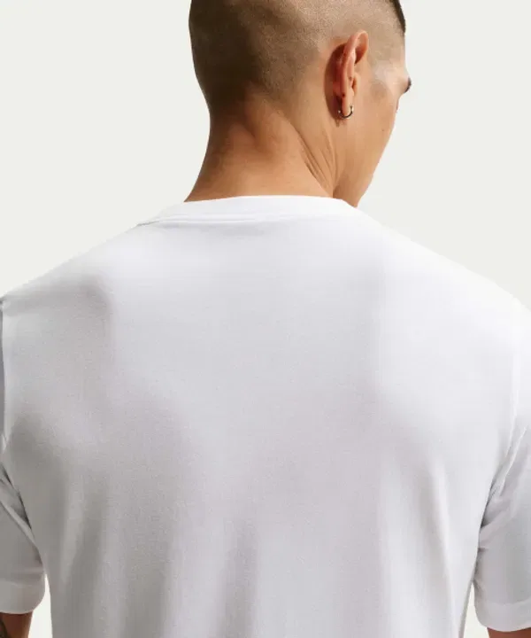 Футболка Dri-FIT M, Nike, белый, черный — фото 2